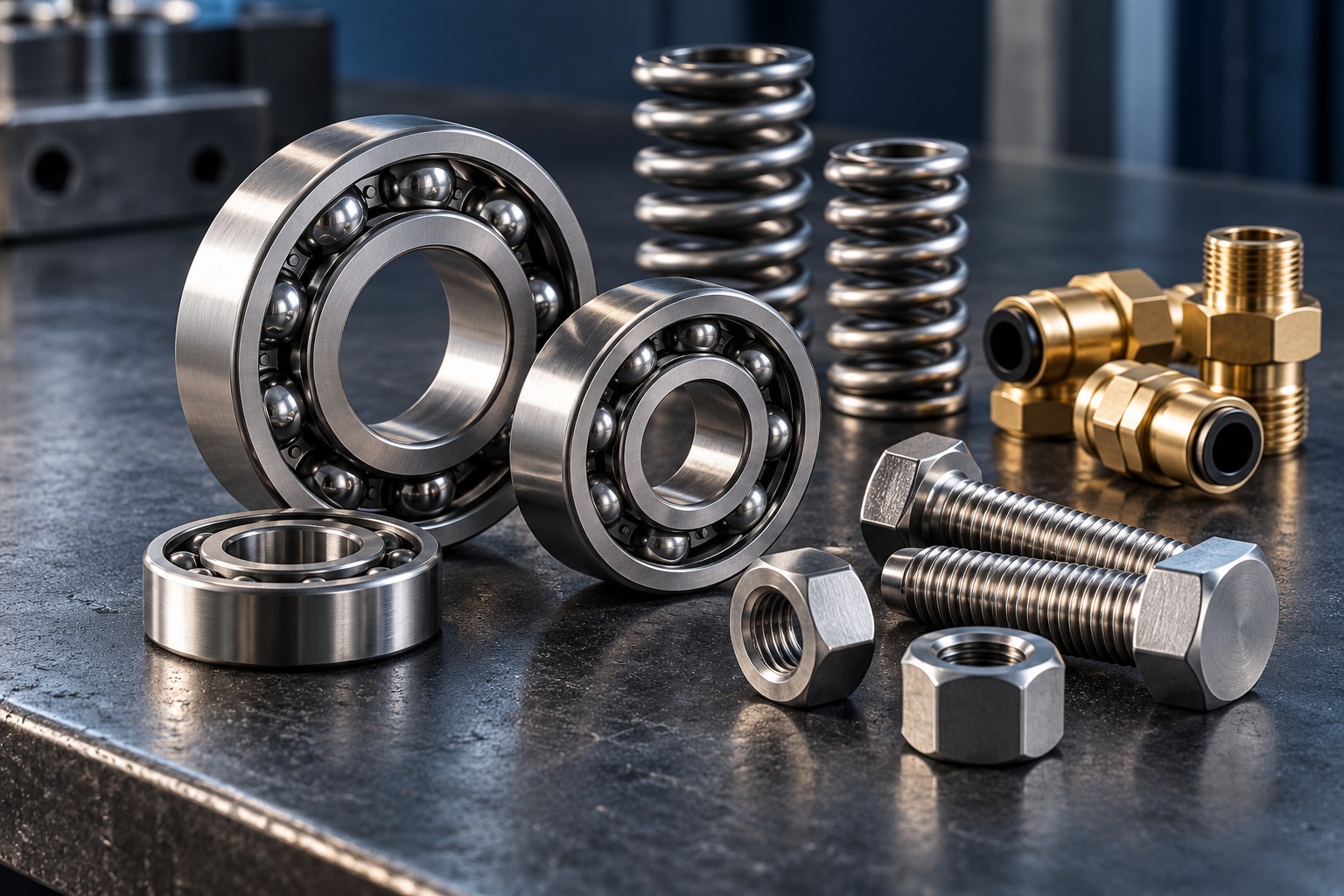Precision industrial hardware and mechanical components
